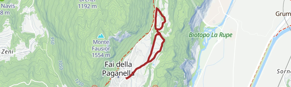 Route map: Sentiero dell’Otto